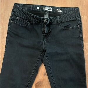 Celebrity Pink Women's Dark Skinny Jeans Capri Cut